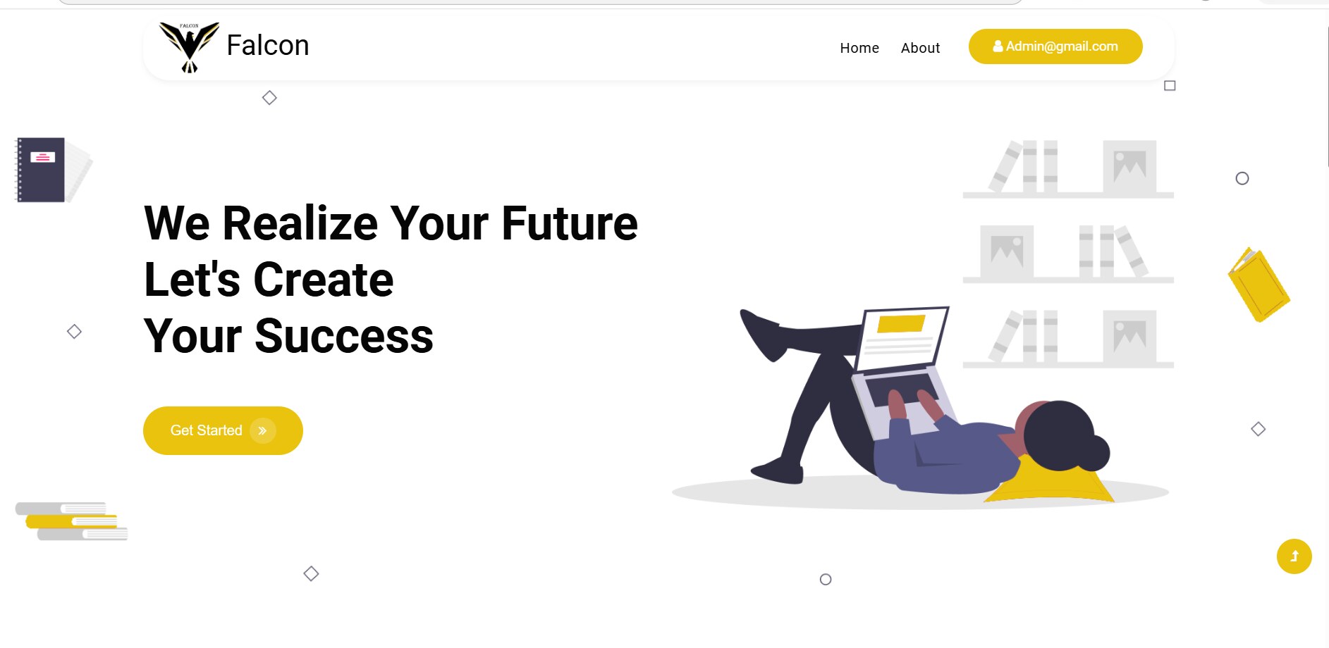 HR Falcon live application home page